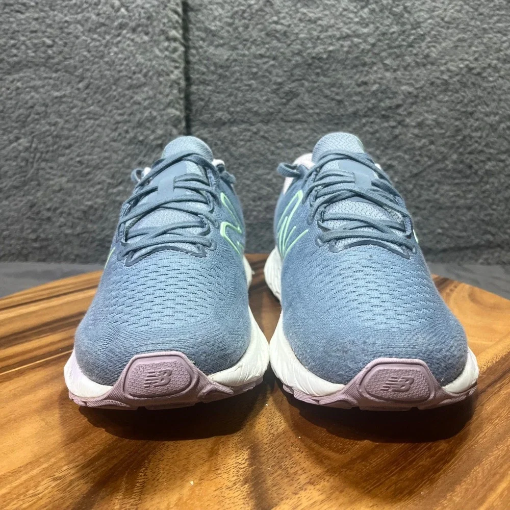 New Balance Fresh Foam EVOZ‎ Women's Running Shoes Blue Light Green Size 10.5D